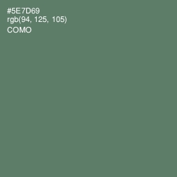 #5E7D69 - Como Color Image
