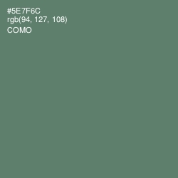 #5E7F6C - Como Color Image