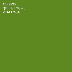 #5E8820 - Vida Loca Color Image