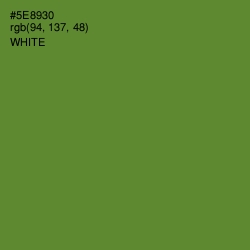 #5E8930 - Olive Drab Color Image