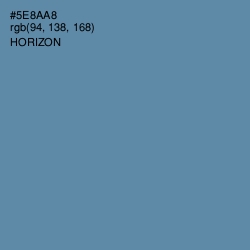 #5E8AA8 - Horizon Color Image