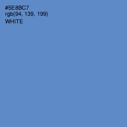 #5E8BC7 - Havelock Blue Color Image