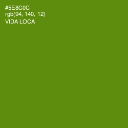 #5E8C0C - Vida Loca Color Image