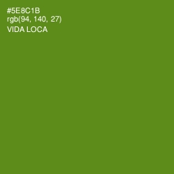 #5E8C1B - Vida Loca Color Image