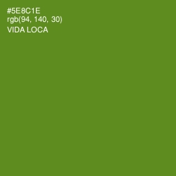 #5E8C1E - Vida Loca Color Image