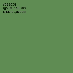 #5E8C52 - Hippie Green Color Image