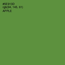 #5E913D - Apple Color Image