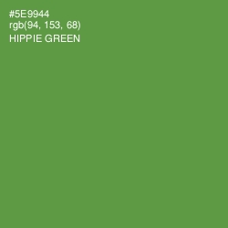 #5E9944 - Hippie Green Color Image