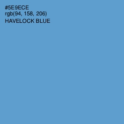 #5E9ECE - Havelock Blue Color Image
