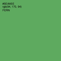 #5EAA5E - Fern Color Image