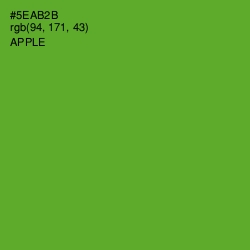 #5EAB2B - Apple Color Image