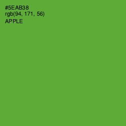 #5EAB38 - Apple Color Image