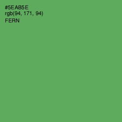 #5EAB5E - Fern Color Image