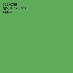 #5EAC5B - Fern Color Image