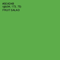 #5EAD4B - Fruit Salad Color Image