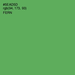 #5EAD5D - Fern Color Image