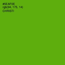 #5EAF0E - Christi Color Image
