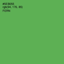 #5EB055 - Fern Color Image