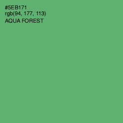 #5EB171 - Aqua Forest Color Image