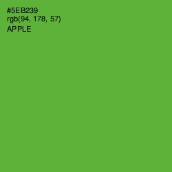 #5EB239 - Apple Color Image