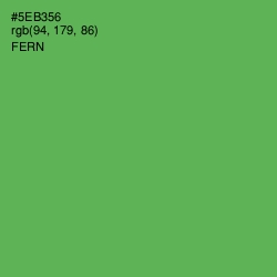 #5EB356 - Fern Color Image