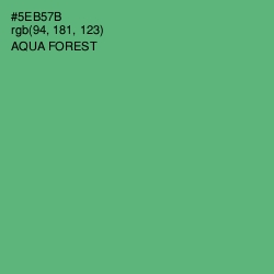 #5EB57B - Aqua Forest Color Image