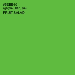 #5EBB40 - Fruit Salad Color Image