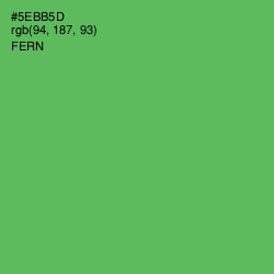 #5EBB5D - Fern Color Image