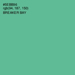 #5EBB96 - Breaker Bay Color Image