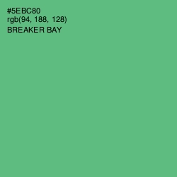 #5EBC80 - Breaker Bay Color Image