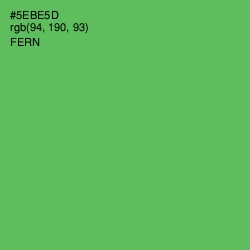 #5EBE5D - Fern Color Image