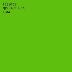 #5EBF0E - Lima Color Image