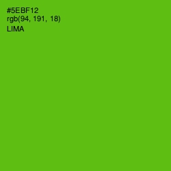 #5EBF12 - Lima Color Image