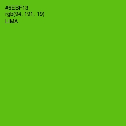 #5EBF13 - Lima Color Image