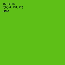 #5EBF16 - Lima Color Image