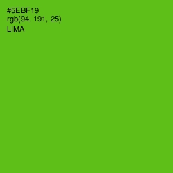 #5EBF19 - Lima Color Image