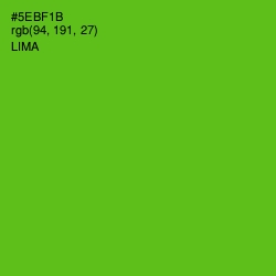 #5EBF1B - Lima Color Image