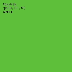 #5EBF3B - Apple Color Image