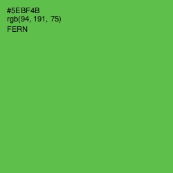 #5EBF4B - Fern Color Image