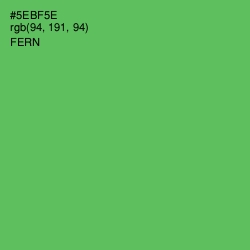 #5EBF5E - Fern Color Image