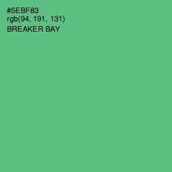 #5EBF83 - Breaker Bay Color Image