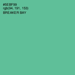#5EBF99 - Breaker Bay Color Image