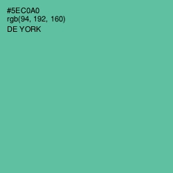 #5EC0A0 - De York Color Image
