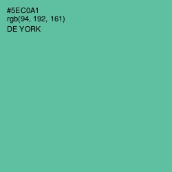 #5EC0A1 - De York Color Image