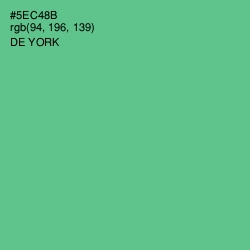 #5EC48B - De York Color Image