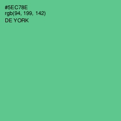 #5EC78E - De York Color Image
