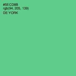 #5ECD8B - De York Color Image