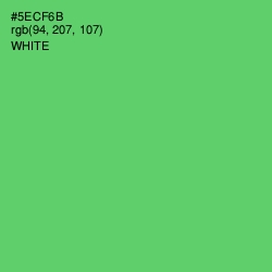 #5ECF6B - Emerald Color Image