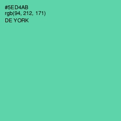 #5ED4AB - De York Color Image