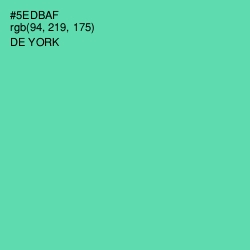 #5EDBAF - De York Color Image